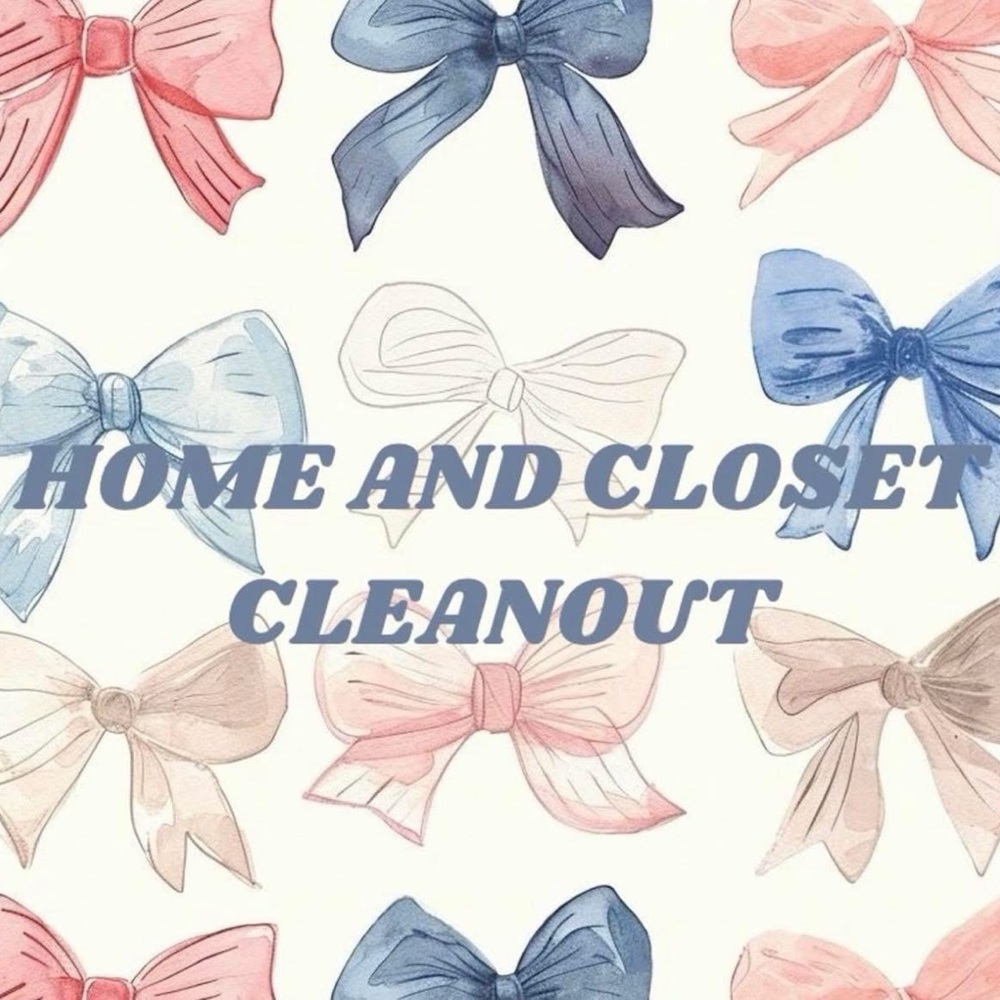 Cleaning out all closets!!